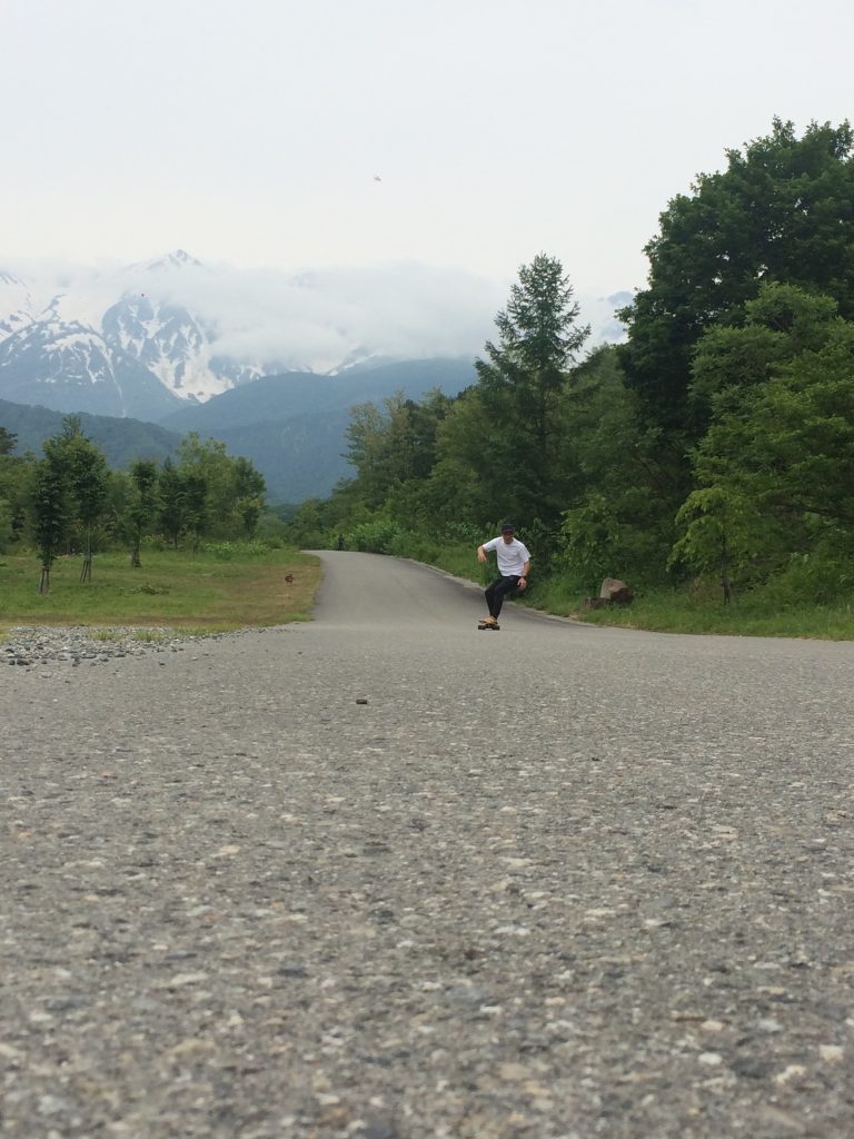 朝は白馬松川脇で1.5km？くらいをクルージング