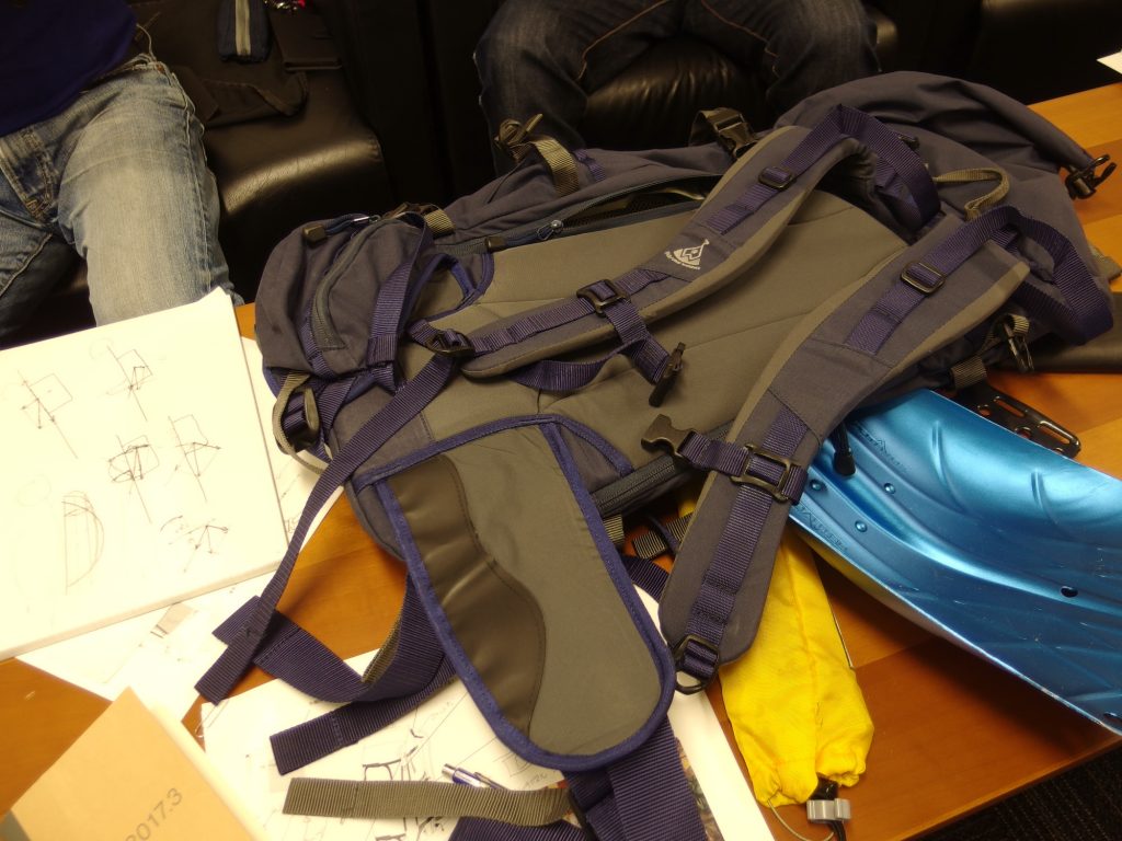 ザックの打ち合わせです。