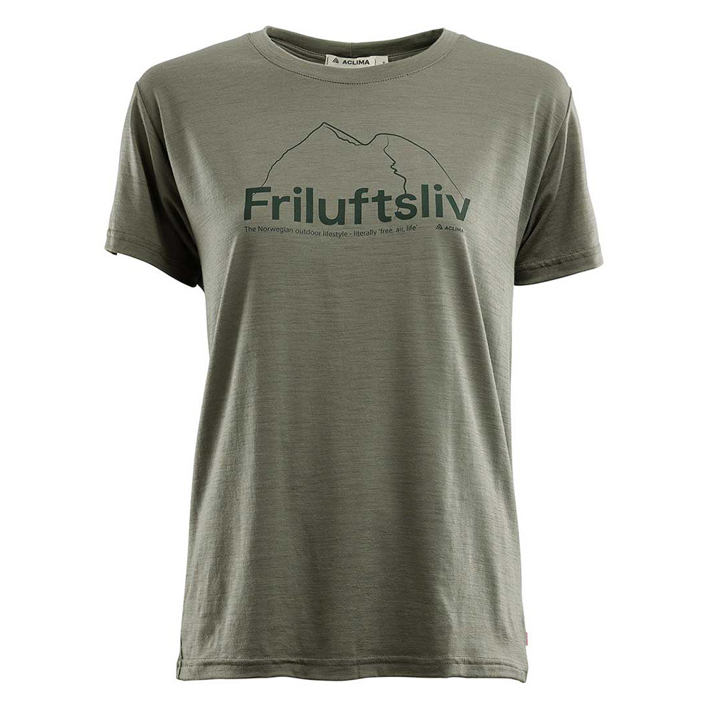 LightWool Classic tee “friluftsliv” [W] -Relax fit-