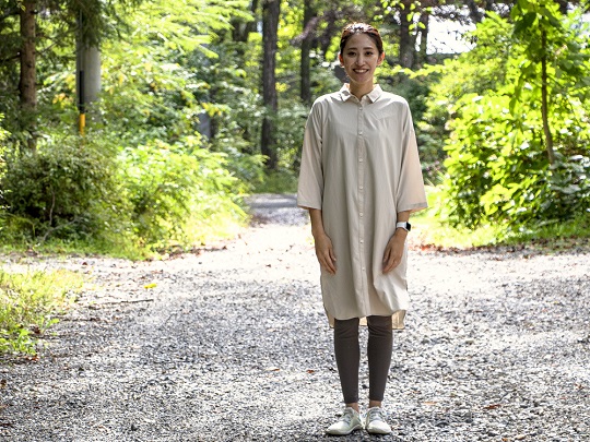 フーディニ Route Shirt Dress  XS